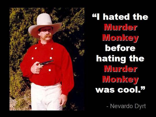 Bush - hated murder monkey